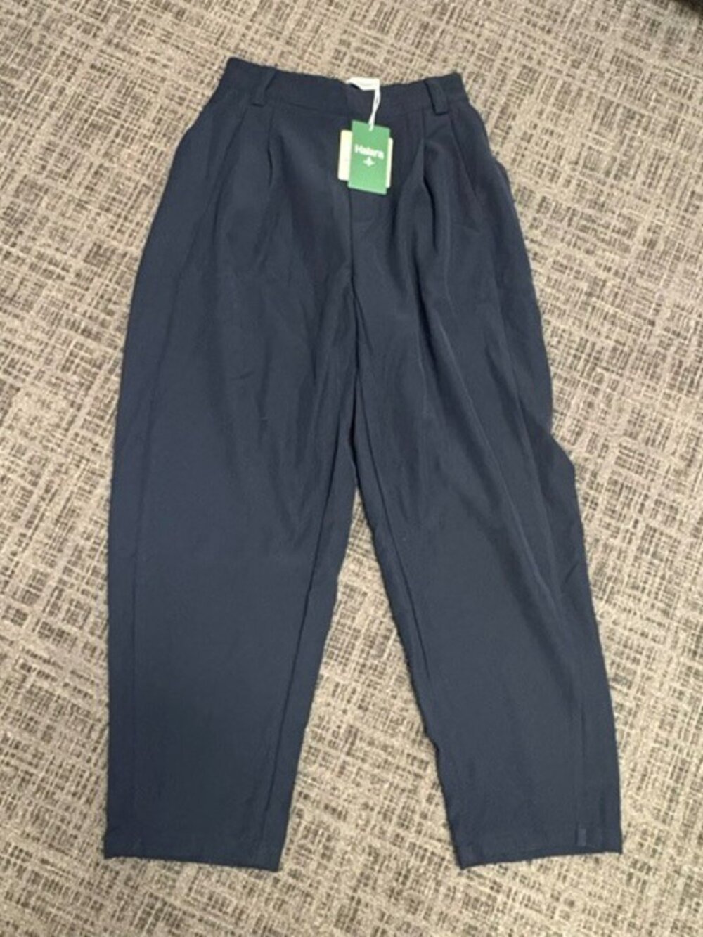 Halara Barrel Work Pants - Navy Blue NWT